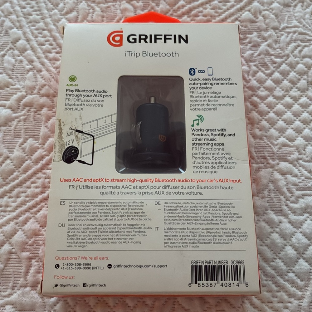 Bluetooth In-Car Audio Receiver - Picture 2 of 5